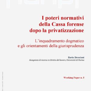 I poteri normativi della Cassa forense dopo la privatizzazione. L’inquadramento dogmatico e gli orientamenti della giurisprudenza