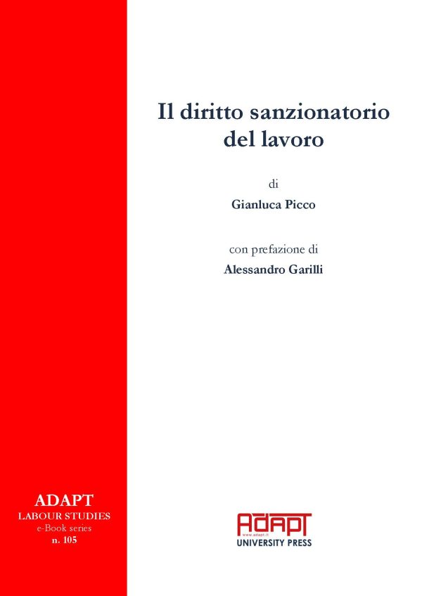 Il diritto sanzionatorio del lavoro